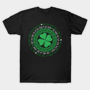 Irish Blessing Celtic Knot 4 Leaf C - St Patrick'S Day T-Shirt